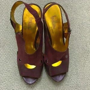 Belle by Sigerson Morrison Burgundy sandals